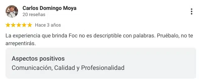 opinión FOC Training Center