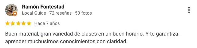 opinión FOC Training Center